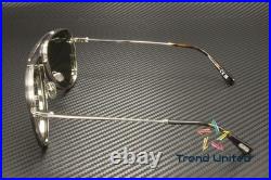 Tom Ford FT1071 14N Metal Shiny Light Ruthenium Green 62 mm Men's Sunglasses Tom Ford FT1071 14N Metal Shiny Light Ruthenium Green 62 mm Men's Sunglasses