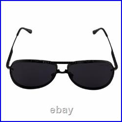 Tom Ford FT1071 LEON Shiny Black Aviator Sunglasses 62mm 12mm 140mm 01A