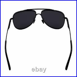 Tom Ford FT1071 LEON Shiny Black Aviator Sunglasses 62mm 12mm 140mm 01A