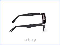 Tom Ford FT1076 01M Plastic Shiny Black Blue Polarized 54 mm Men's Sunglasses