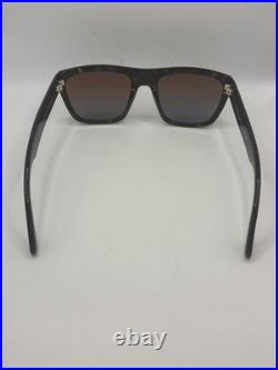 Tom Ford FT1077 52F Alberto Sunglasses Dark Havana/Brown Gradient Full Rim 55mm