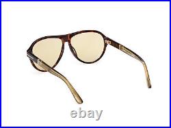 Tom Ford FT1080 52N Plastic Dark Havana Green 59 mm Men's Sunglasses