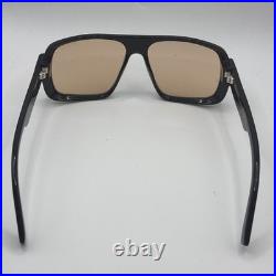 Tom Ford FT1101 01E Plastic Shiny Black Brown 58 mm Men's Sunglasses Turner