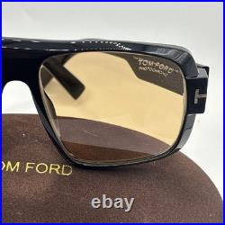 Tom Ford FT1101 01E Turner Plastic Shiny Black Brown 58 mm Men's Sunglasses