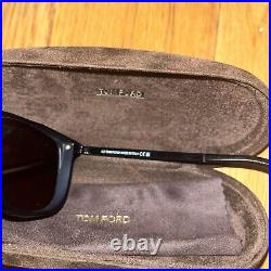 Tom Ford FT1104 01A Sinatra 53-18 140 Sunglasses Black/Grey