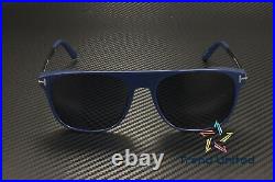 Tom Ford FT1105 90V Acetate Shiny Blue Blue 55 mm Men's Sunglasses