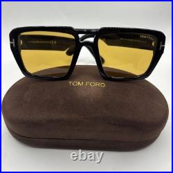 Tom Ford FT1153 01E Redford Sunglasses Shiny Black 56mm New 100% Authentic