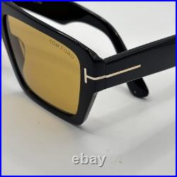 Tom Ford FT1153 01E Redford Sunglasses Shiny Black 56mm New 100% Authentic