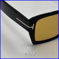 Tom Ford FT1153 01E Redford Sunglasses Shiny Black 56mm New 100% Authentic