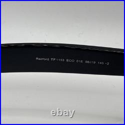 Tom Ford FT1153 01E Redford Sunglasses Shiny Black 56mm New 100% Authentic