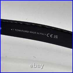 Tom Ford FT1153 01E Redford Sunglasses Shiny Black 56mm New 100% Authentic