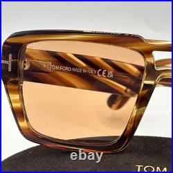 Tom Ford FT1153 55E Reliford Sunglasses Photochromic Lens Flawless Authentic