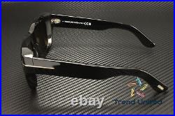 Tom Ford FT1154 01A Plastic Shiny Black Smoke 50 mm Men's Sunglasses