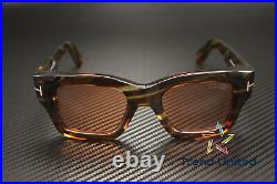 Tom Ford FT1154 55E Plastic Coloured Havana Brown 50 mm Men's Sunglasses