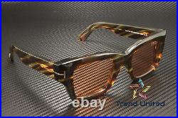 Tom Ford FT1154 55E Plastic Coloured Havana Brown 50 mm Men's Sunglasses