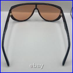 Tom Ford FT1182 05E Achilles Sunglasses Shiny Black/Photochromic Orange Shield