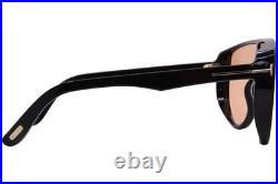 Tom Ford FT1182 05E Sunglasses Shiny Black/Photochromic Orange Shield Style Tom Ford FT1182 05E Sunglasses Shiny Black/Photochromic Orange Shield Style