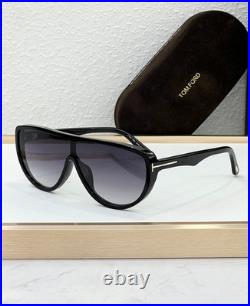 Tom Ford FT1182 Sunglasses 141-10-145 Achilles Series, Oversized Shield Frame