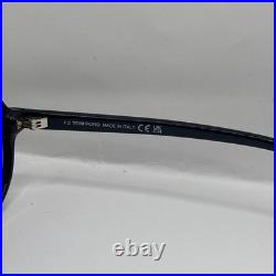 Tom Ford FT1210 01B Aalto Sunglasses Shiny Black/Grey Gradient Lenses Pilot 59mm