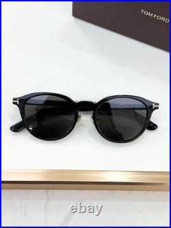 Tom Ford FT1277-D Sunglasses Black Frame / Smoke Gray Lens New with Case