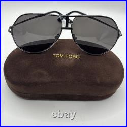 Tom Ford FT1281-08A-63 Rickie Sunglasses Gunmetal 100% Authentic Flawless