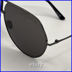 Tom Ford FT1281-08A-63 Rickie Sunglasses Gunmetal 100% Authentic Flawless
