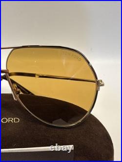 Tom Ford FT1281 30E Rickie shiny deep gold shiny deep gold Sunglasses