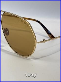 Tom Ford FT1281 30E Rickie shiny deep gold shiny deep gold Sunglasses