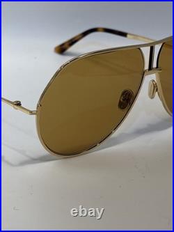 Tom Ford FT1281 30E Rickie shiny deep gold shiny deep gold Sunglasses