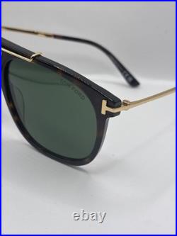 Tom Ford FT1306 SAM-02 52N Dark Havana/Green 58mm Sunglasses Brand New