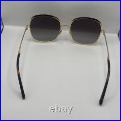 Tom Ford FT1320 SOFIA-02 30P Shiny Deep Gold/Gradient Green 57mm Men Sunglasses