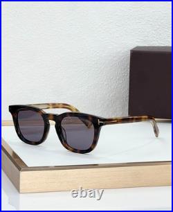 Tom Ford FT1326 ICON SQUARE Sunglasses Dark Tortoise Smoke Gray Lens 48-24-145