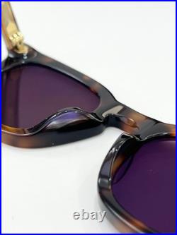 Tom Ford FT1326 ICON SQUARE Sunglasses Dark Tortoise Smoke Gray Lens 48-24-145