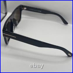 Tom Ford FT1337 F 01A Cyrus Acetate Shiny Black Smoke 55mm Sunglasses Authentic