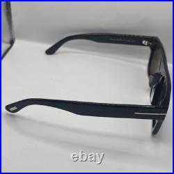 Tom Ford FT1337 F 01A Cyrus Acetate Shiny Black Smoke 55mm Sunglasses Authentic