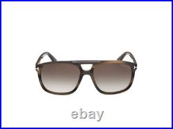 Tom Ford FT1338 55B Acetate Coloure Havana Gradient Smoke 58mm Unisex Sunglasses