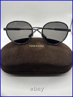 Tom Ford FT1339 JET-02 01A Shiny Black/Smoke 51mm Sunglasses Brand New Authentic