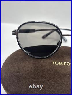 Tom Ford FT1339 JET-02 01A Shiny Black/Smoke 51mm Sunglasses Brand New Authentic