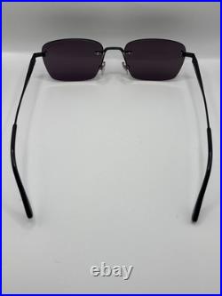 Tom Ford FT1354 01A Jake Sunglasses shiny black Rimeless Brand New Authentic