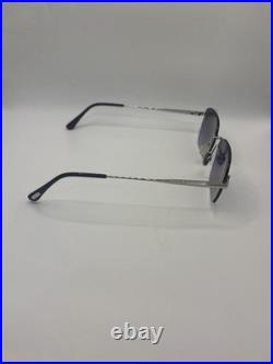 Tom Ford FT1354 JAKE-02 16W Shiny Palladium/ Gradient Blue Sunglasses Authentic