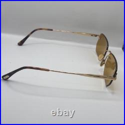 Tom Ford FT1355 30E Ethan Metal Shiny Deep Gold Brown 53 mm Unisex Sunglasses