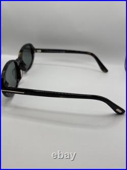 Tom Ford FT1364 IGGY 52N Dark Havana/Green Oval Sunglasses Flawless Authentic