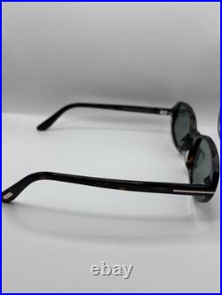 Tom Ford FT1364 IGGY 52N Dark Havana/Green Oval Sunglasses Flawless Authentic