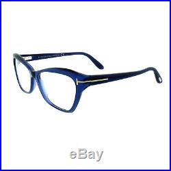 Tom Ford FT5376 090 Blue Women's Full Rim Cat Eye Frame