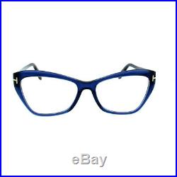 Tom Ford FT5376 090 Blue Women's Full Rim Cat Eye Frame