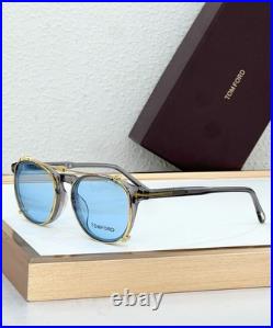 Tom Ford FT5401 Round Sunglasses Blue Lenses Gold Frame 48? 21-145