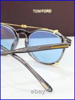 Tom Ford FT5401 Round Sunglasses Blue Lenses Gold Frame 48? 21-145