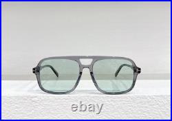 Tom Ford FT884 60 18-140 Shiny Gray Frame Aviator Men's Sunglasses