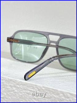 Tom Ford FT884 60 18-140 Shiny Gray Frame Aviator Men's Sunglasses