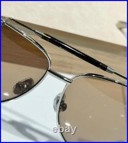 Tom Ford FT900 Jack02 62 11-140 Metal Frame Brown Lens Unisex Aviator Sunglasses